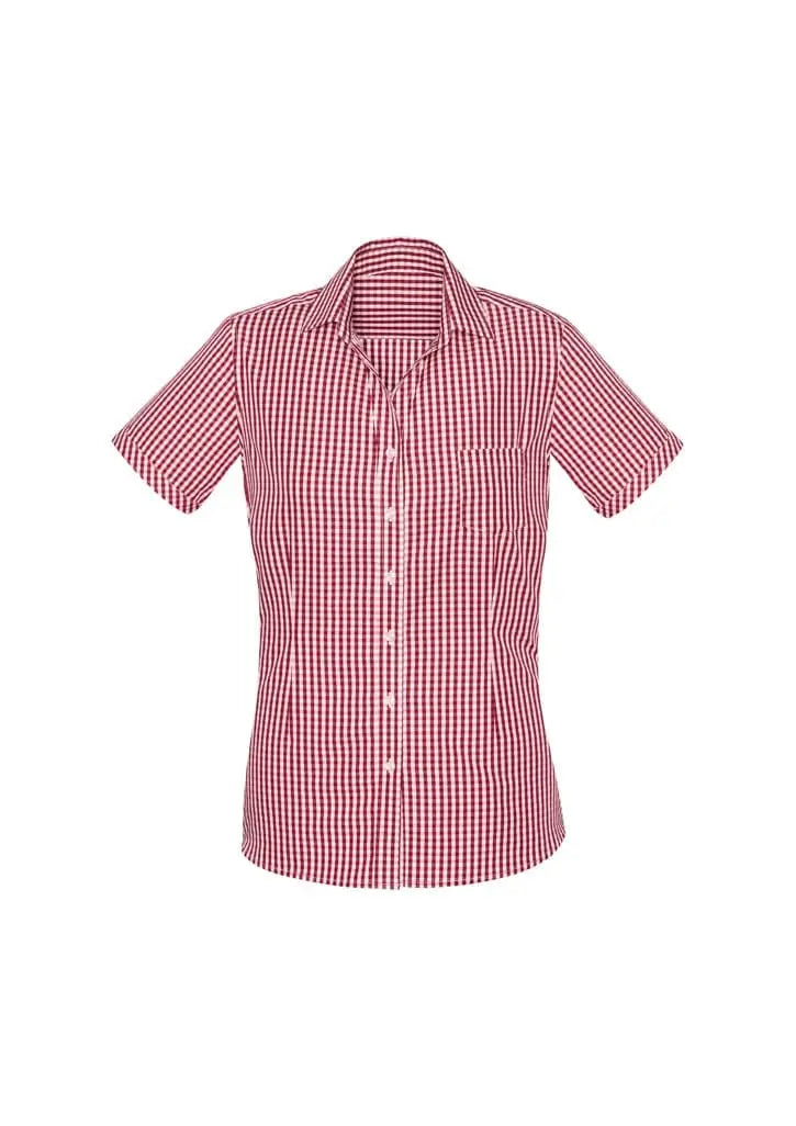 Biz Corporates Springfield Womens Short Sleeve Shirt 43412 Metro Workwear.